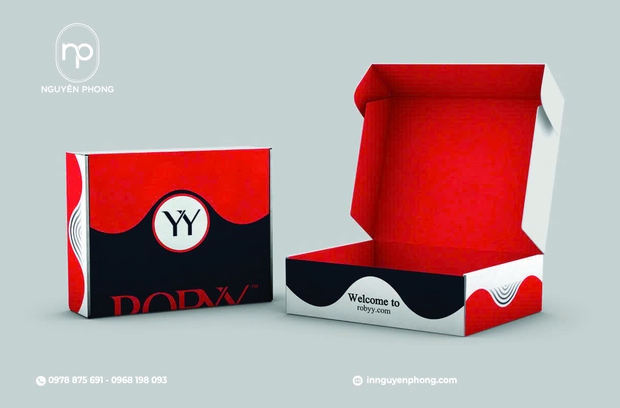 n hộp Duplex theo bộ nhận diện thương hiệu 